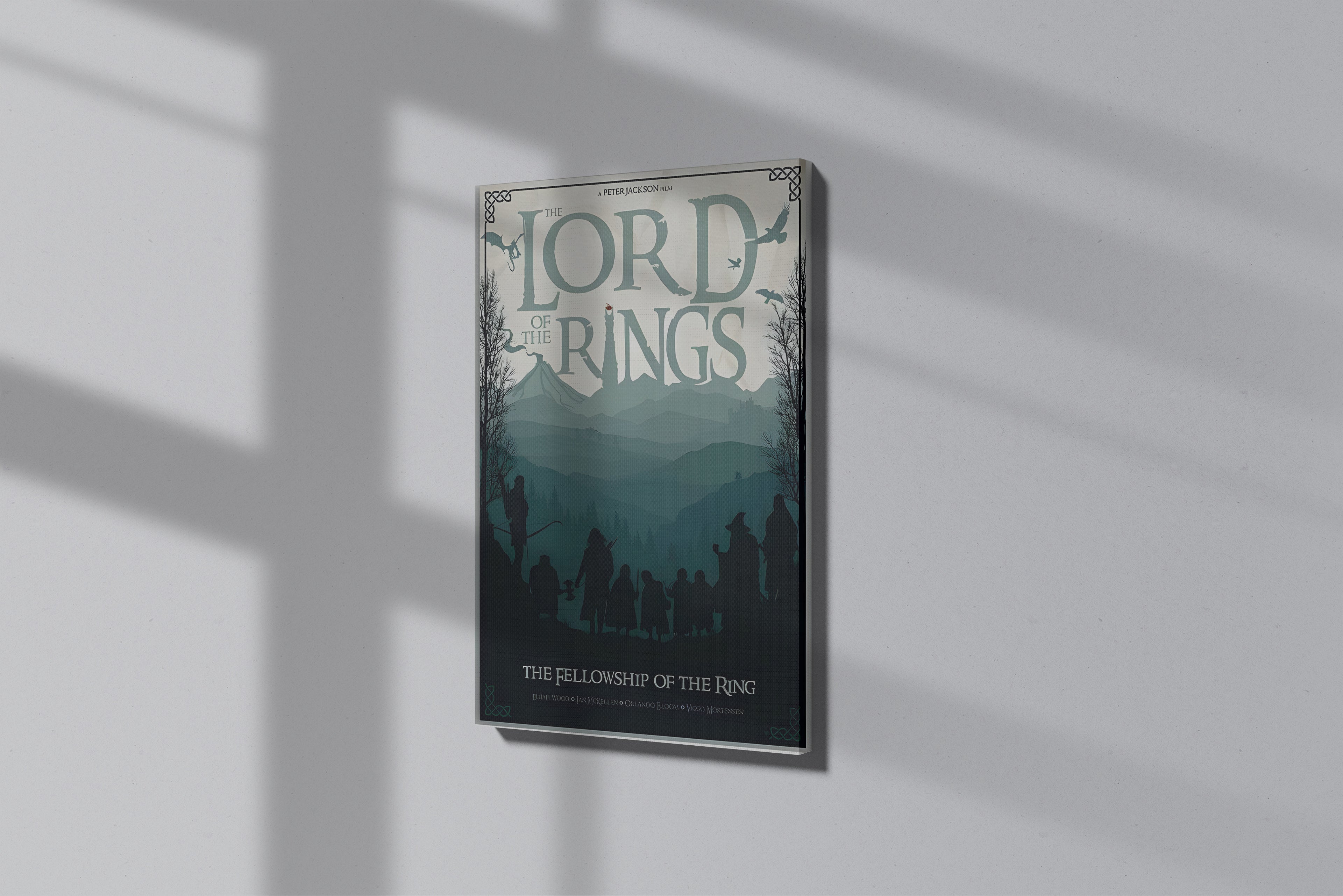 GeekCultcha Lord of the Rings Premium Canvas Painting
