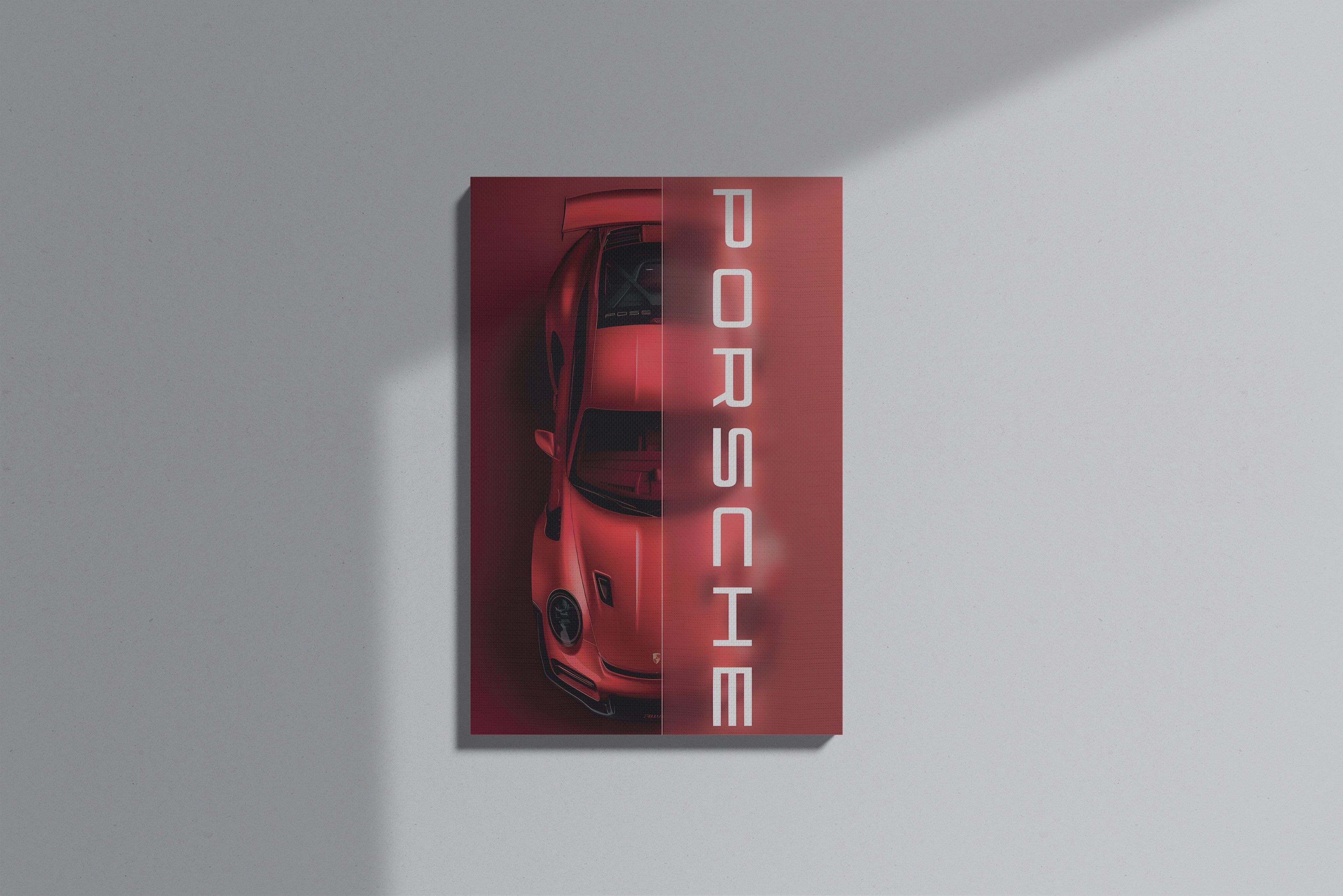 GeekCultcha Porsche Classic Sports Car Premium Canvas Print