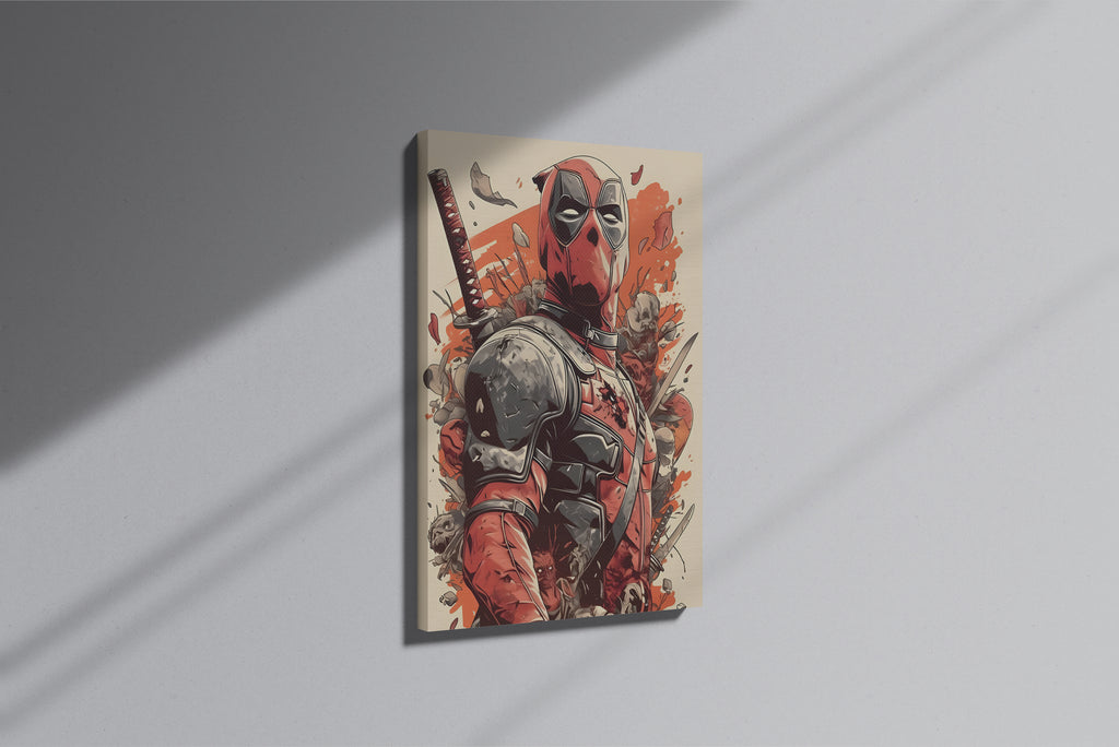 GeekCultcha Marvel Deadpool Premium Canvas Print