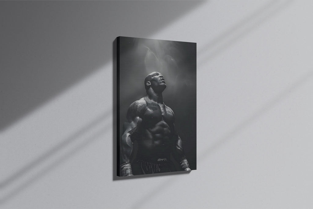 GeekCultcha Boxing Champion Themed Premium Canvas Painting