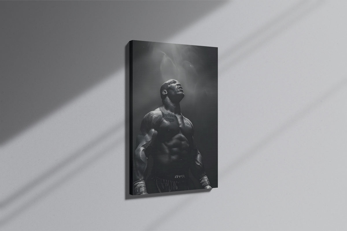 GeekCultcha Boxing Champion Themed Premium Canvas Painting