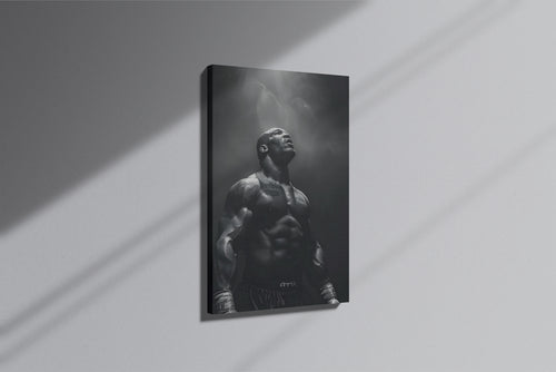 GeekCultcha Boxing Champion Themed Premium Canvas Painting