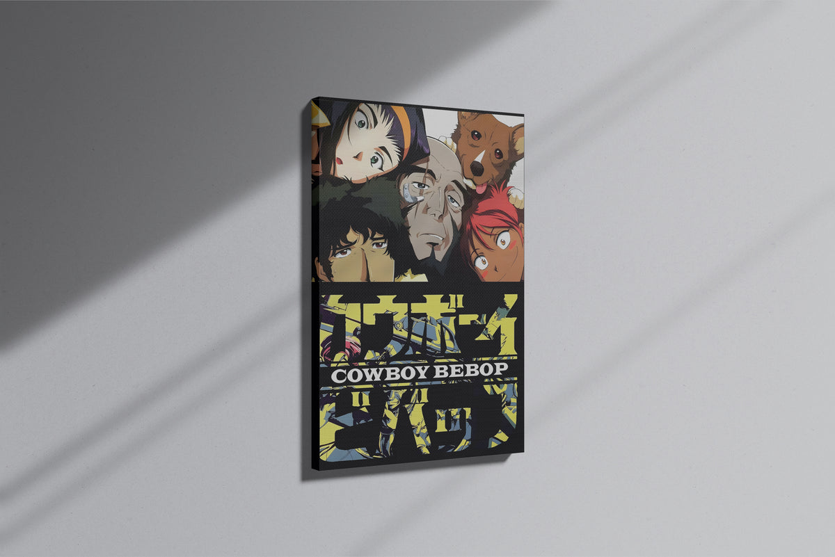 GeekCultcha Cowboy Bebop Character Themed Premium Canvas Painting