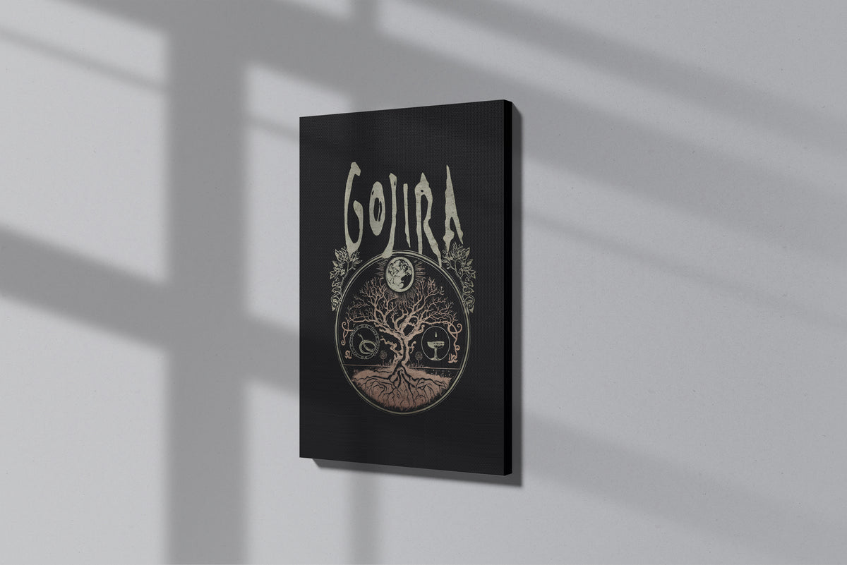 GeekCultcha Gojira Nature-Themed Premium Canvas Painting