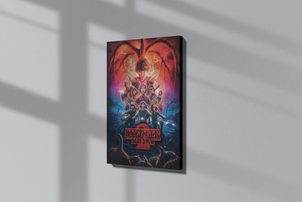 GeekCultcha Stranger Things 2 Premium Canvas Print