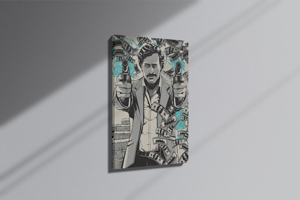 GeekCultcha Narcos Pablo Escobar Premium Canvas Print