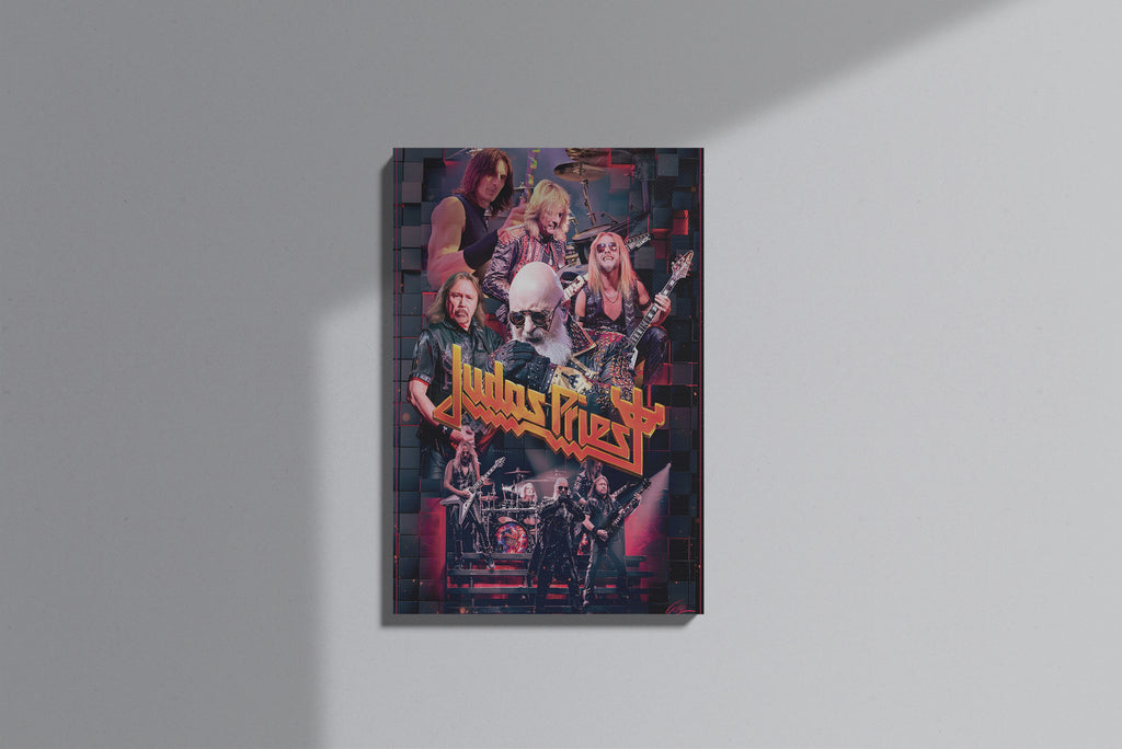GeekCultcha Judas Priest Metal Band Premium Canvas Print