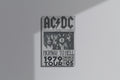 GeekCultcha AC/DC Highway to Hell 1979 Tour Premium Canvas Print