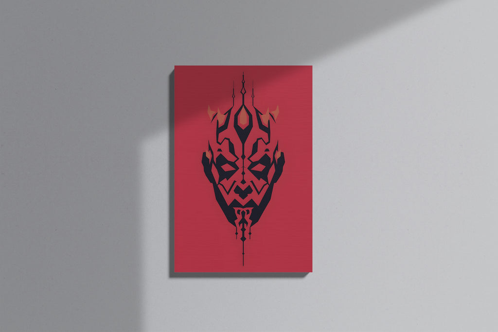GeekCultcha Star Wars Darth Maul Premium Canvas Print