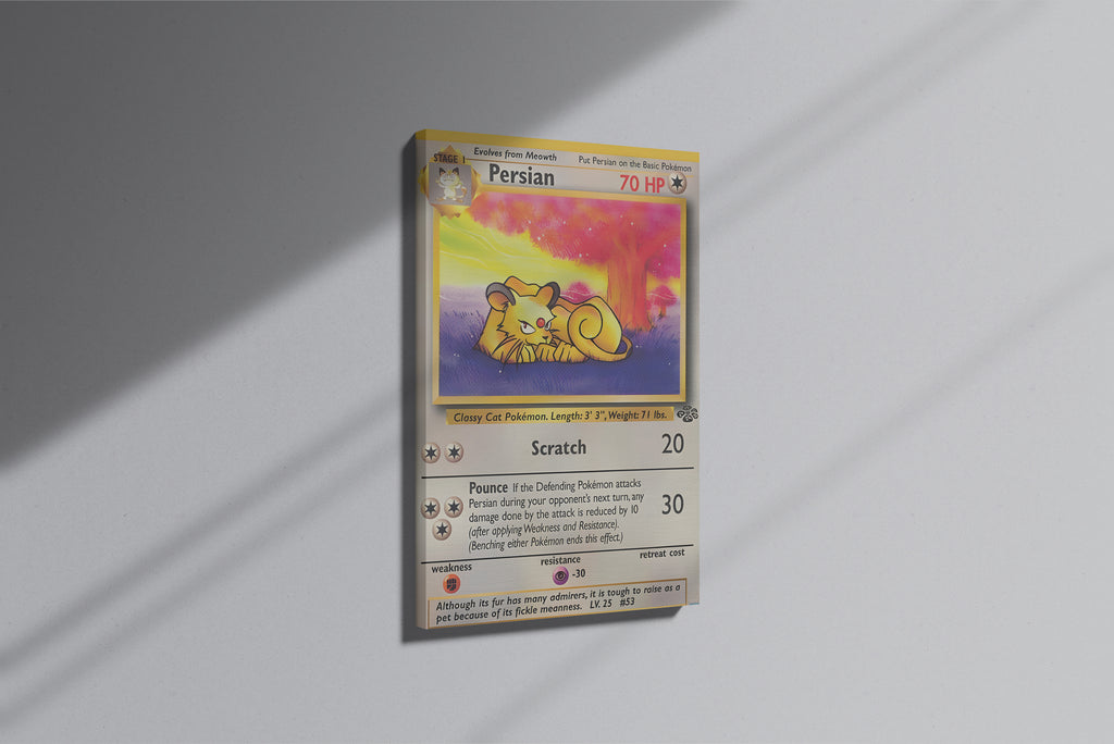 GeekCultcha Pokémon Persian Premium Canvas Print