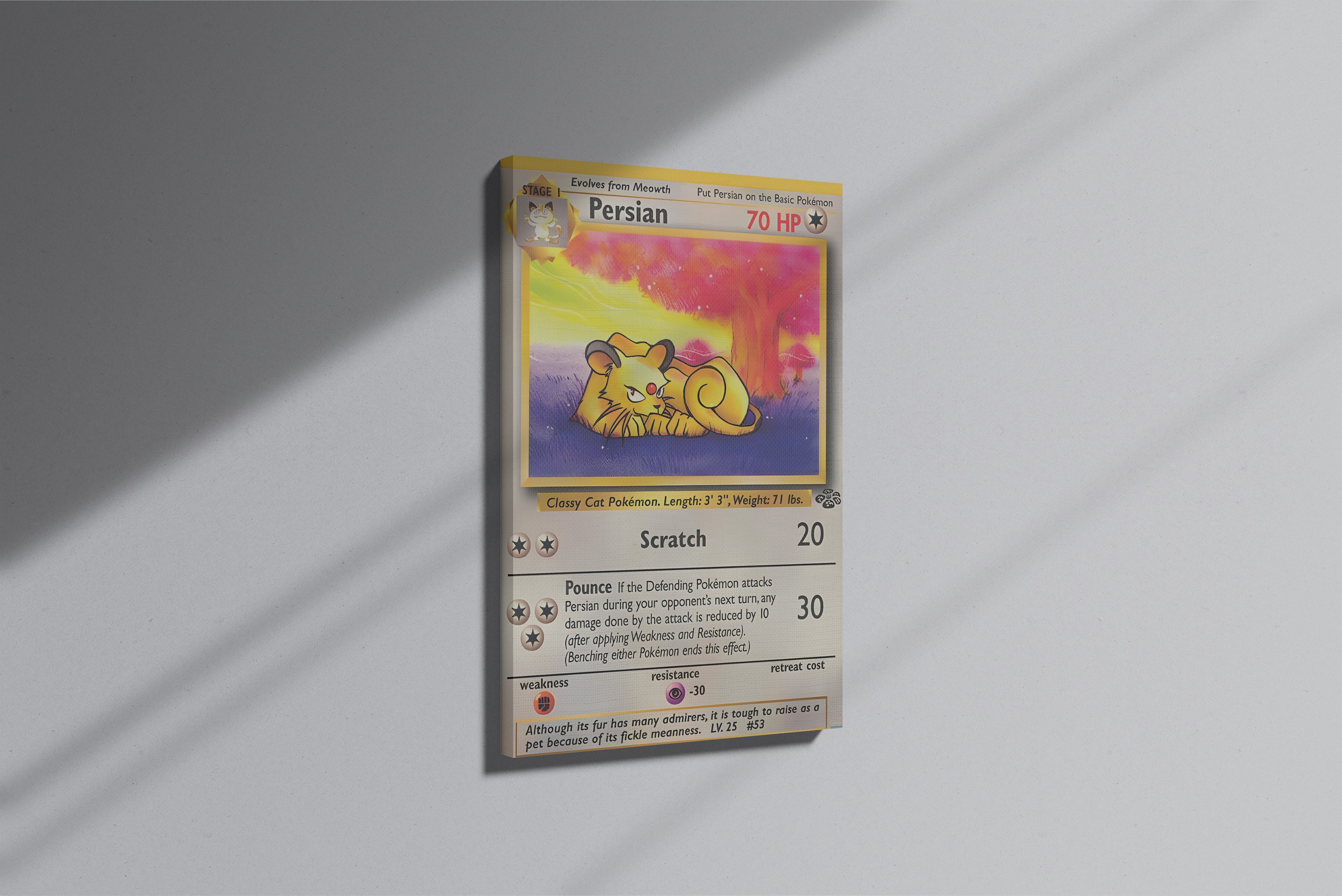 GeekCultcha Pokémon Persian Premium Canvas Print
