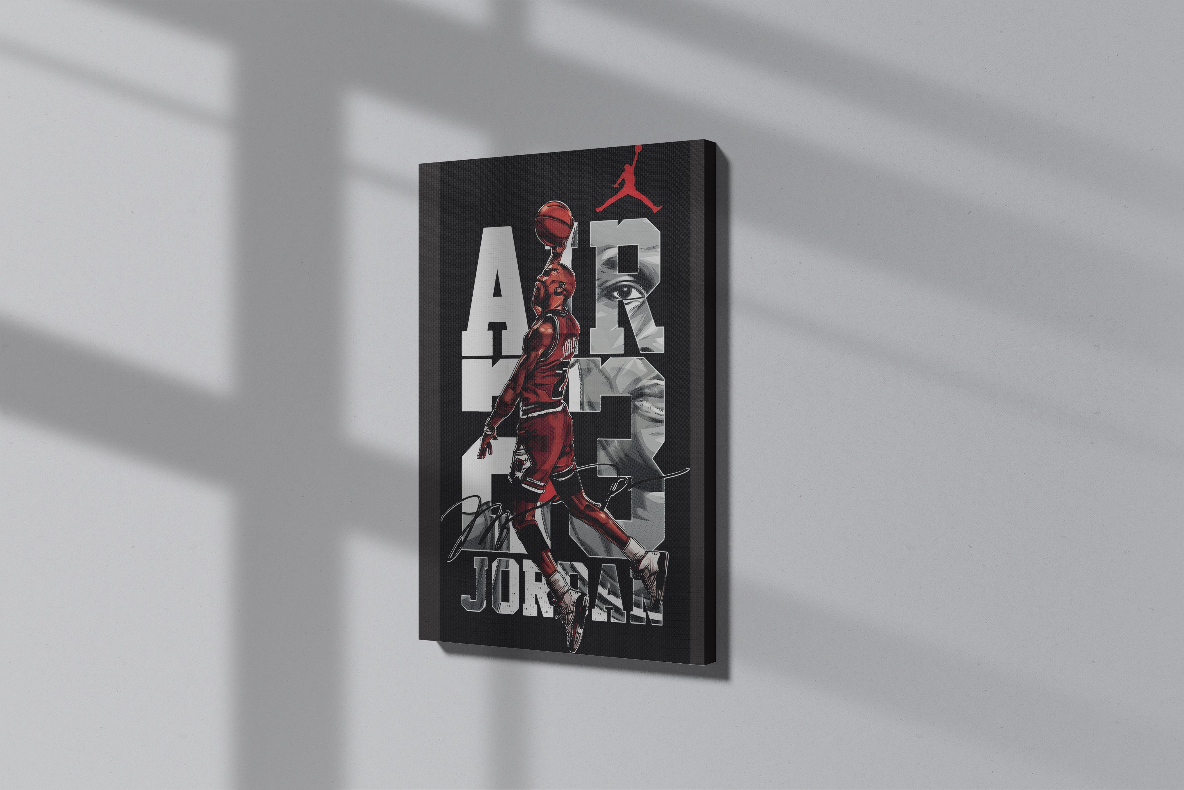 GeekCultcha Air Jordan Premium Canvas Print