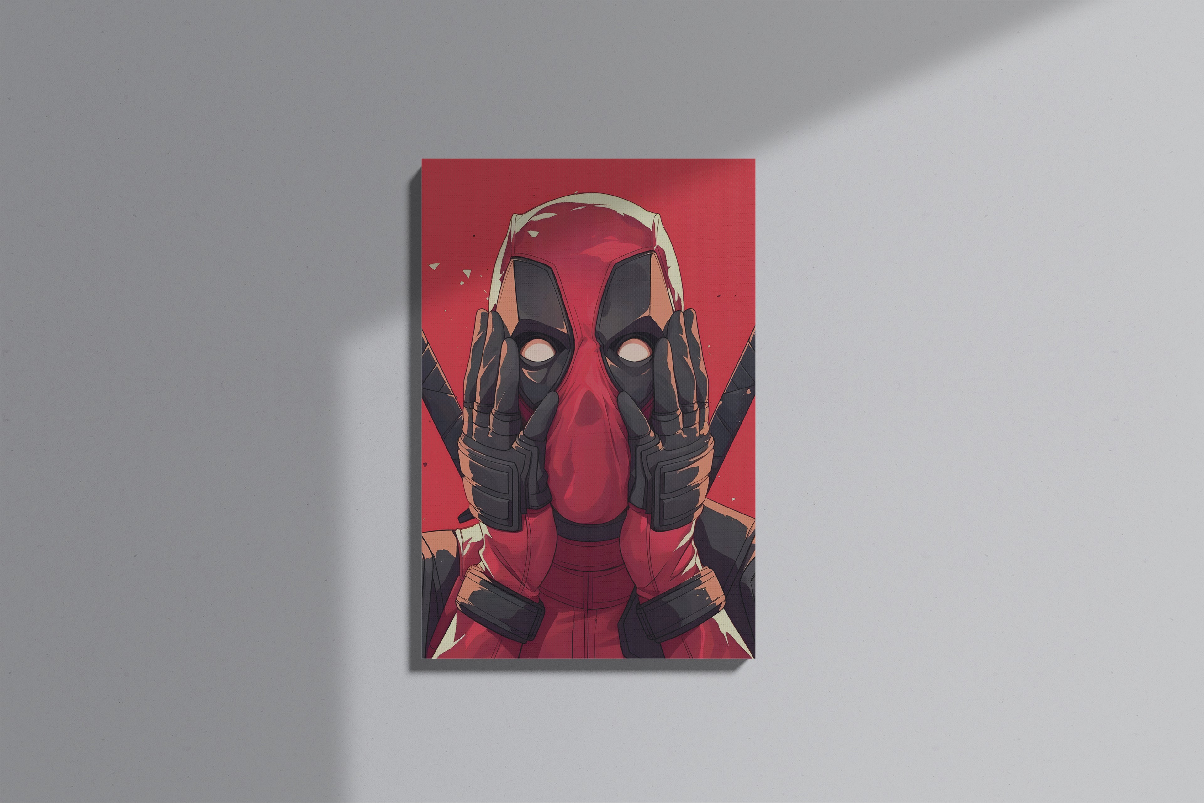 GeekCultcha Marvel Deadpool Premium Canvas Painting Fun
