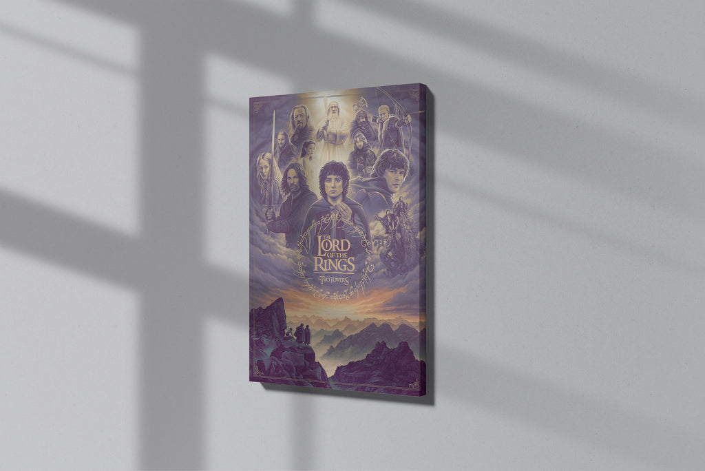 GeekCultcha The Lord of the Rings The Two Towers Premium Canvas Print