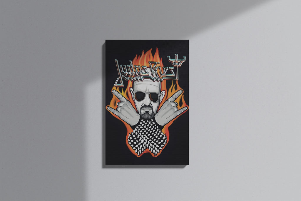GeekCultcha Judas Priest Rock Themed Canvas Painting