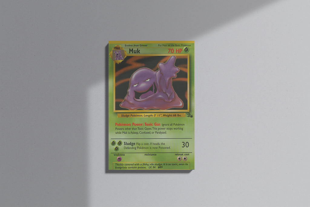 GeekCultcha Pokémon Muk Canvas Print