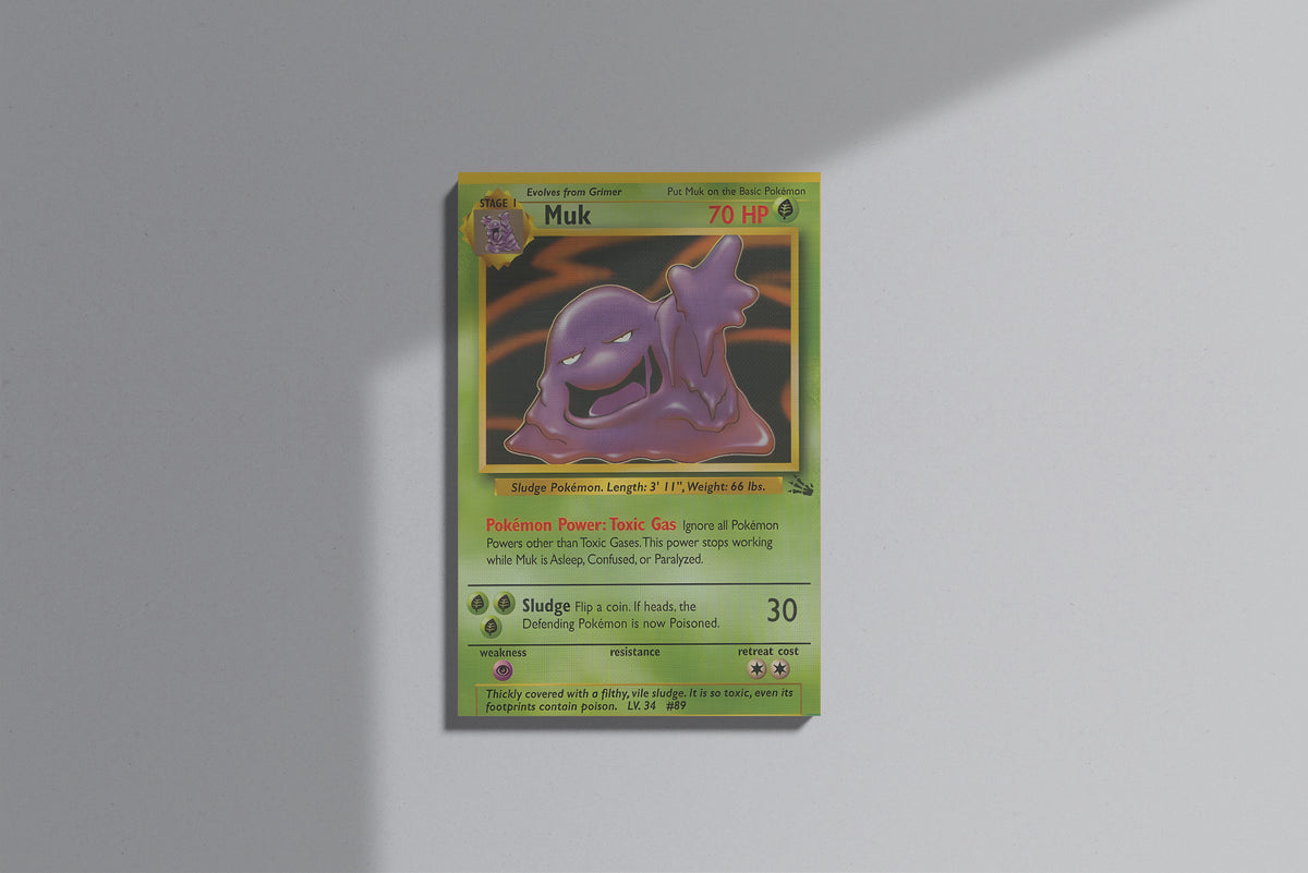 GeekCultcha Pokémon Muk Canvas Print