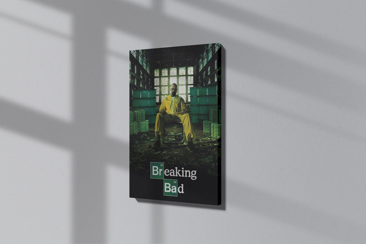 GeekCultcha Breaking Bad Walter White Premium Canvas Print