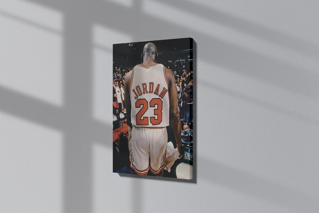 GeekCultcha NBA Michael Jordan Premium Canvas Print