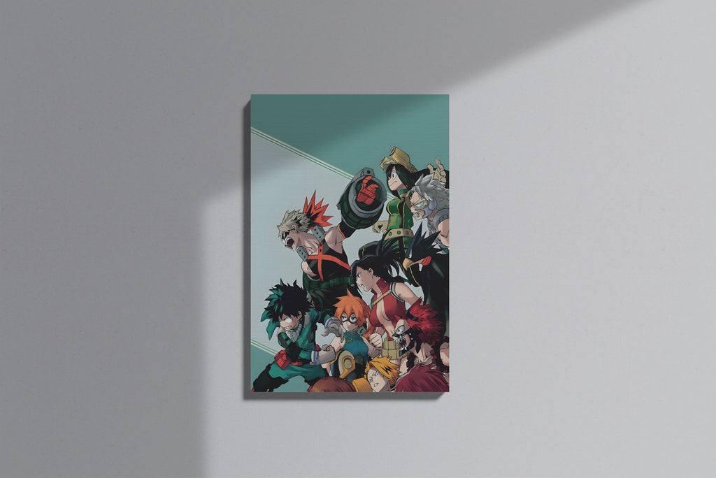 GeekCultcha My Hero Academia Characters Premium Canvas Print