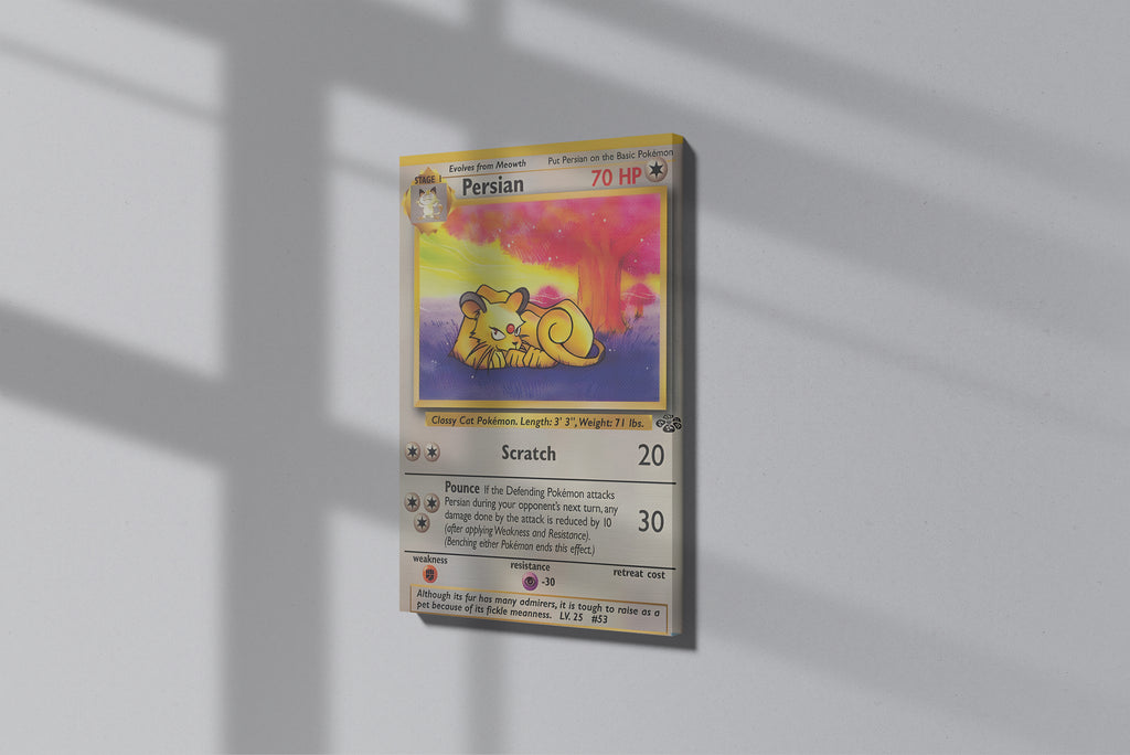 GeekCultcha Pokémon Persian Premium Canvas Print