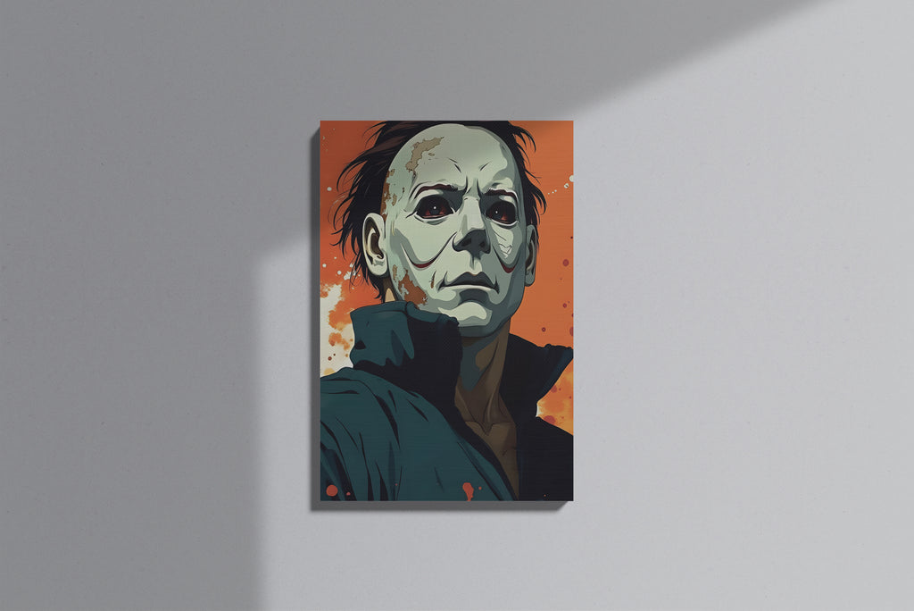 GeekCultcha Halloween Michael Myers Premium Canvas Print