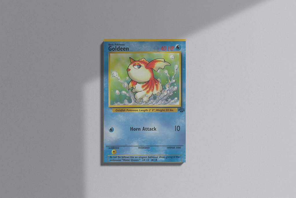 GeekCultcha Pokémon Goldeen Premium Canvas Print