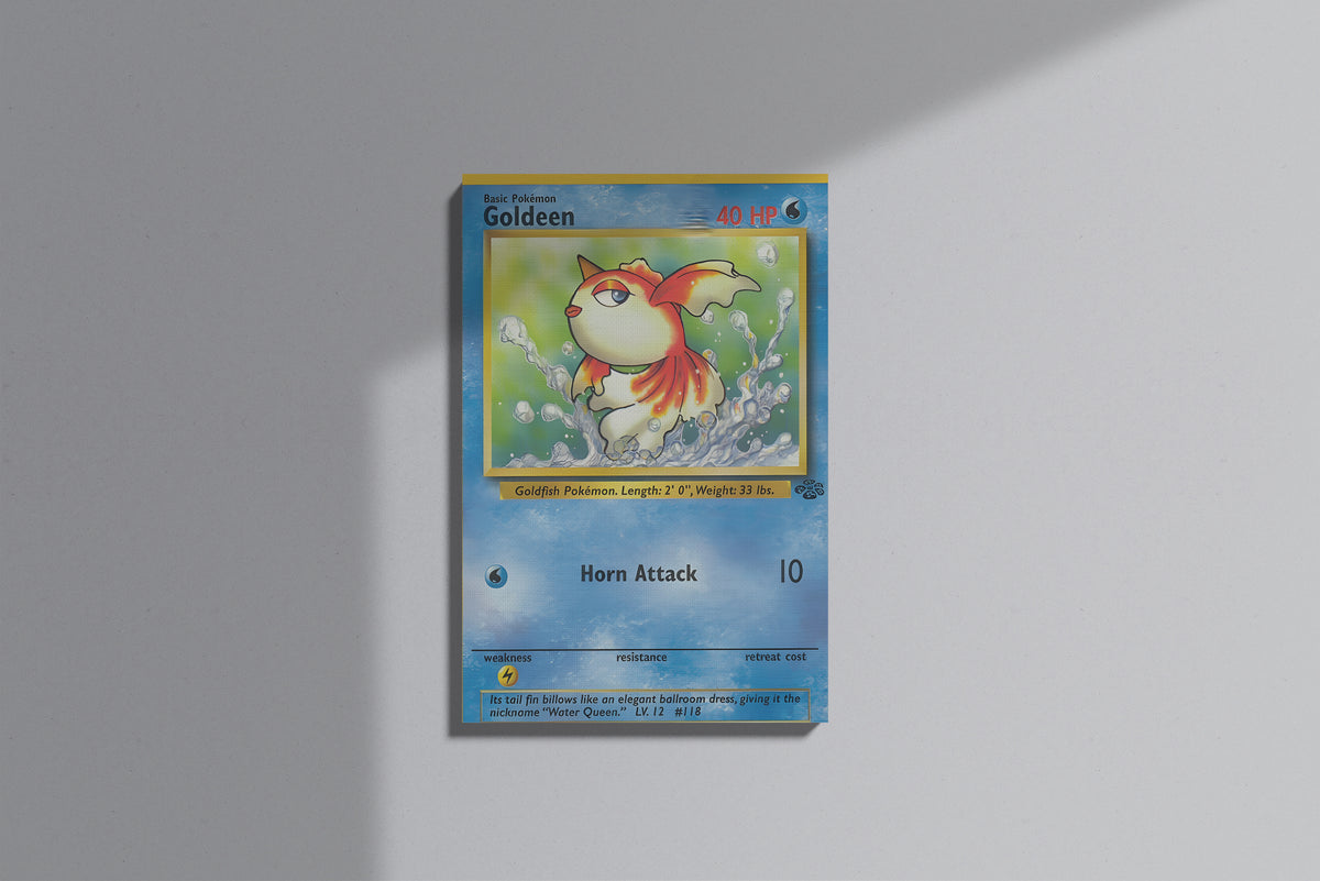 GeekCultcha Pokémon Goldeen Premium Canvas Print