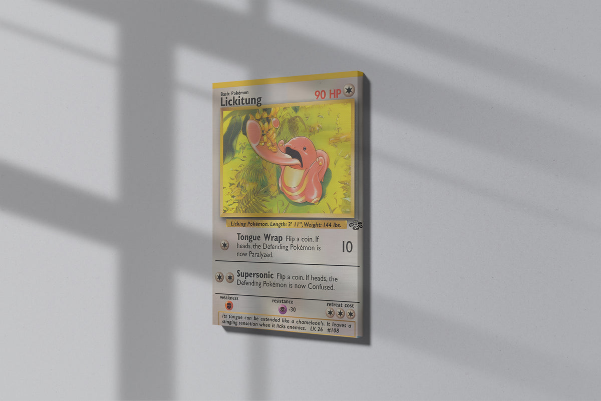 GeekCultcha Pokémon Lickitung Premium Canvas Print