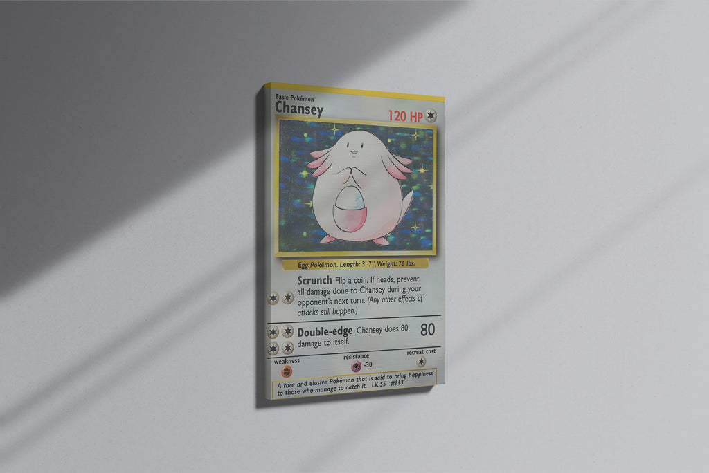 GeekCultcha Pokémon Chansey Premium Canvas Print