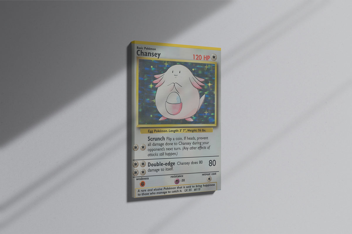 GeekCultcha Pokémon Chansey Premium Canvas Print