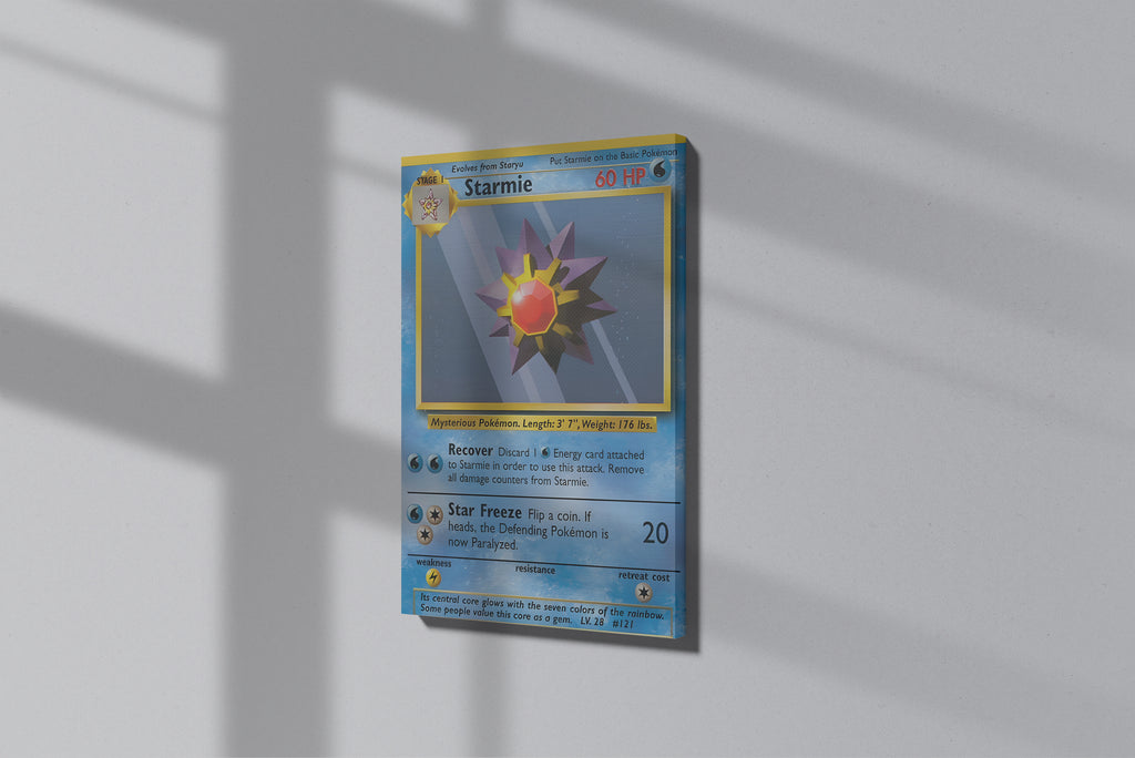 GeekCultcha Pokémon Starmie Premium Canvas Print