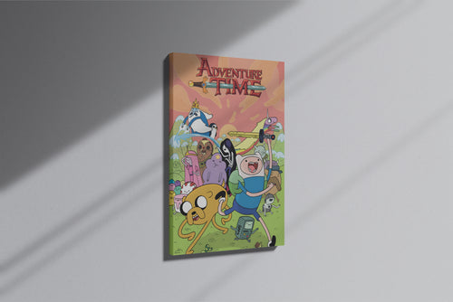GeekCultcha Adventure Time Finn and Jake Premium Canvas Print