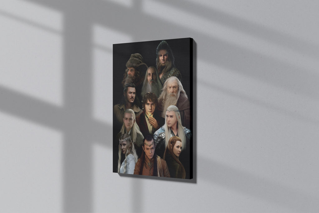 GeekCultcha The Lord of the Rings Character Themed Premium Canvas Print