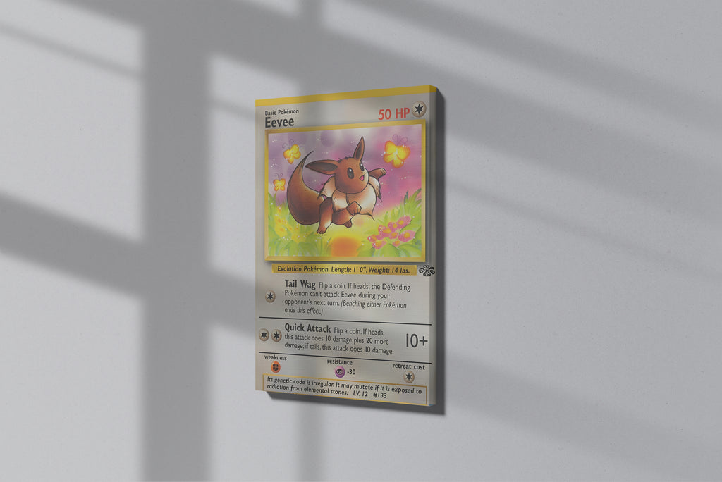 GeekCultcha Pokémon Eevee Premium Canvas Print
