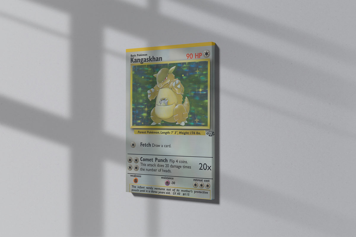 GeekCultcha Pokémon Kangaskhan Premium Canvas Print