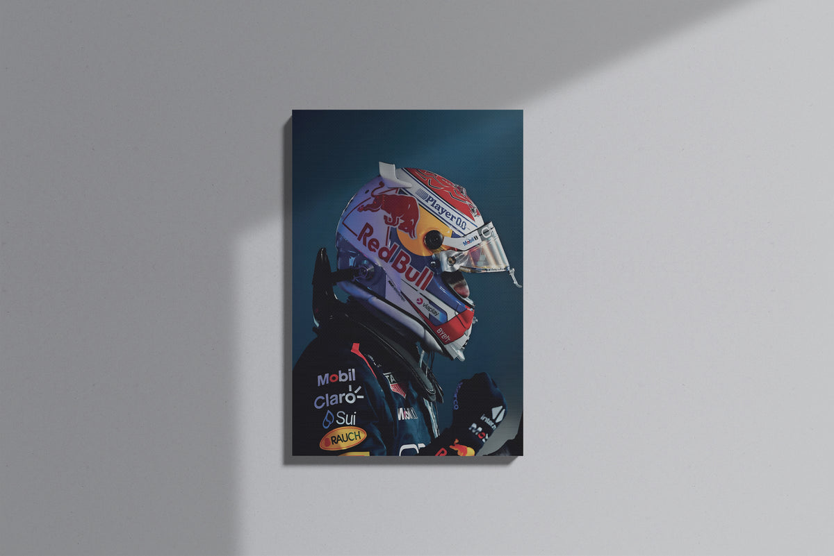 GeekCultcha Red Bull Racing Themed Premium Canvas Print