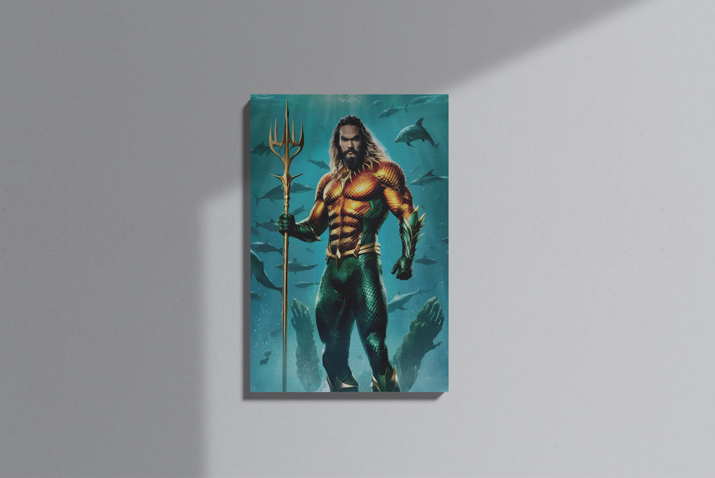GeekCultcha DC Comics Aquaman Premium Canvas Print