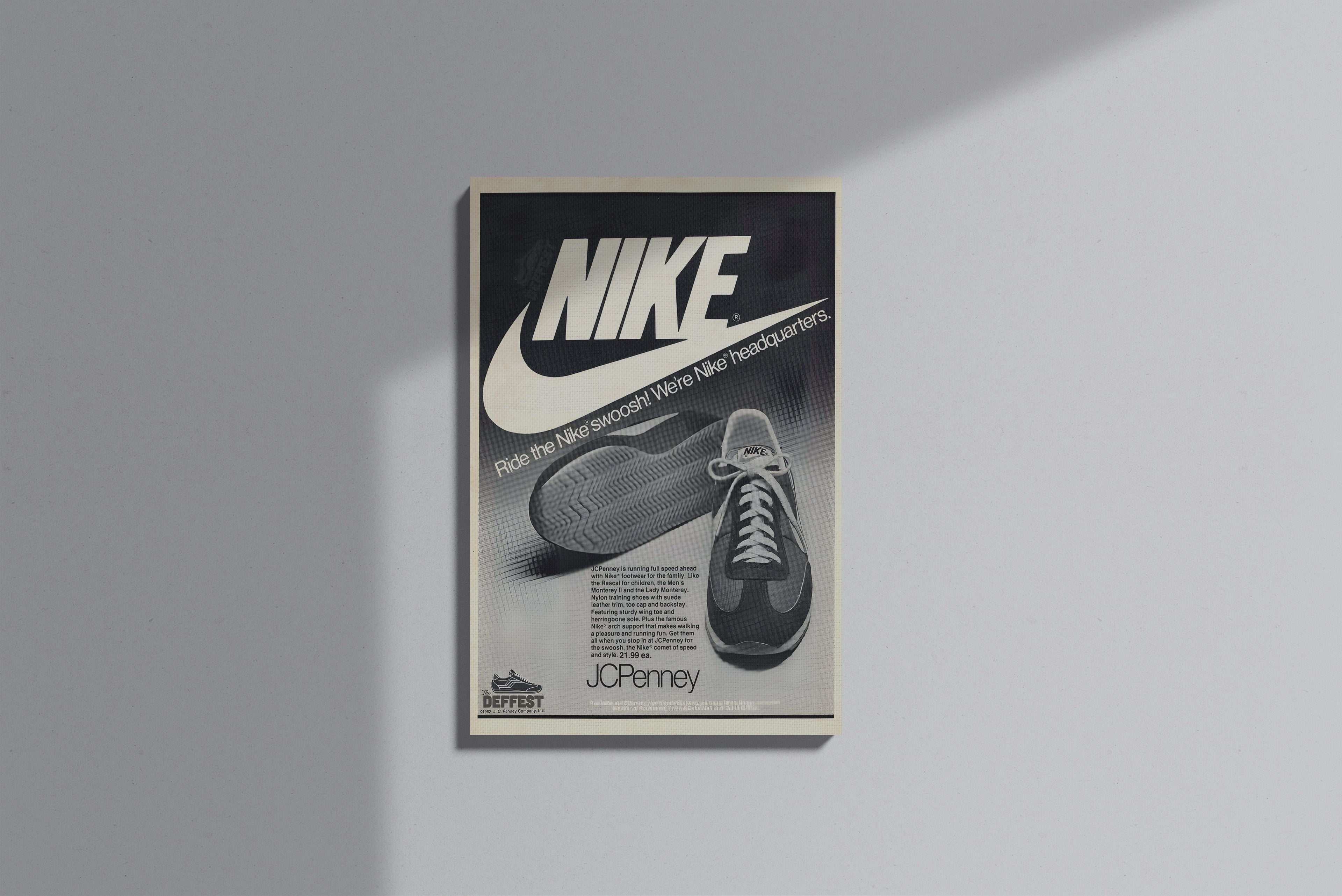GeekCultcha Nike Retro Shoe Premium Canvas Painting
