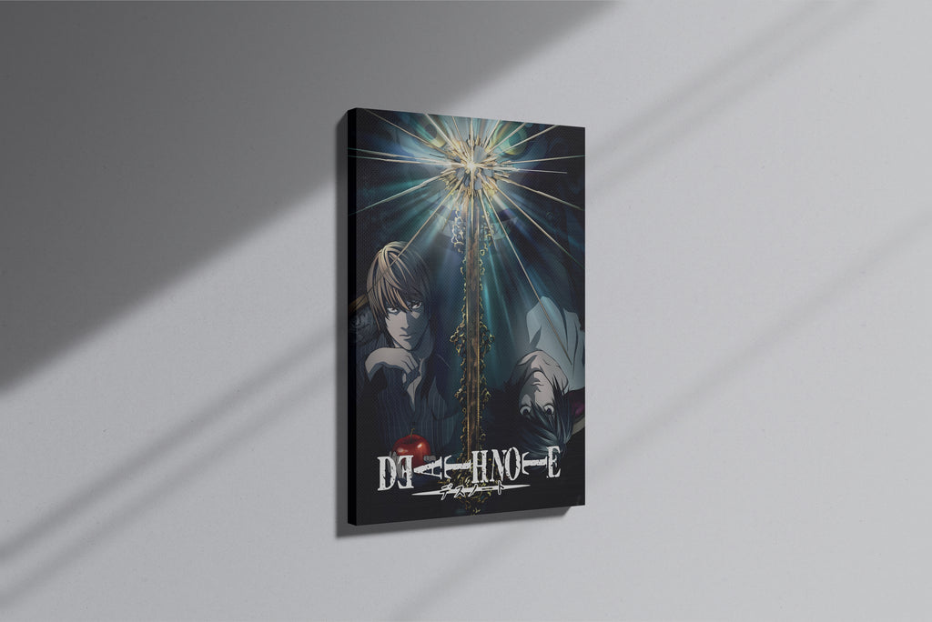 GeekCultcha Death Note L and Light Premium Canvas Print