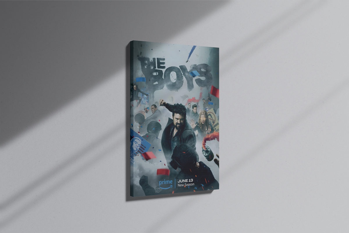 GeekCultcha The Boys Character Themed Premium Canvas Painting