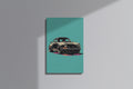 GeekCultcha Porsche Retro Style Premium Canvas Print