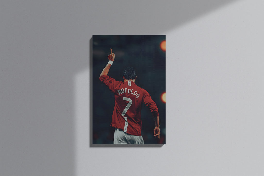 GeekCultcha Ronaldo Manchester United Premium Canvas Print