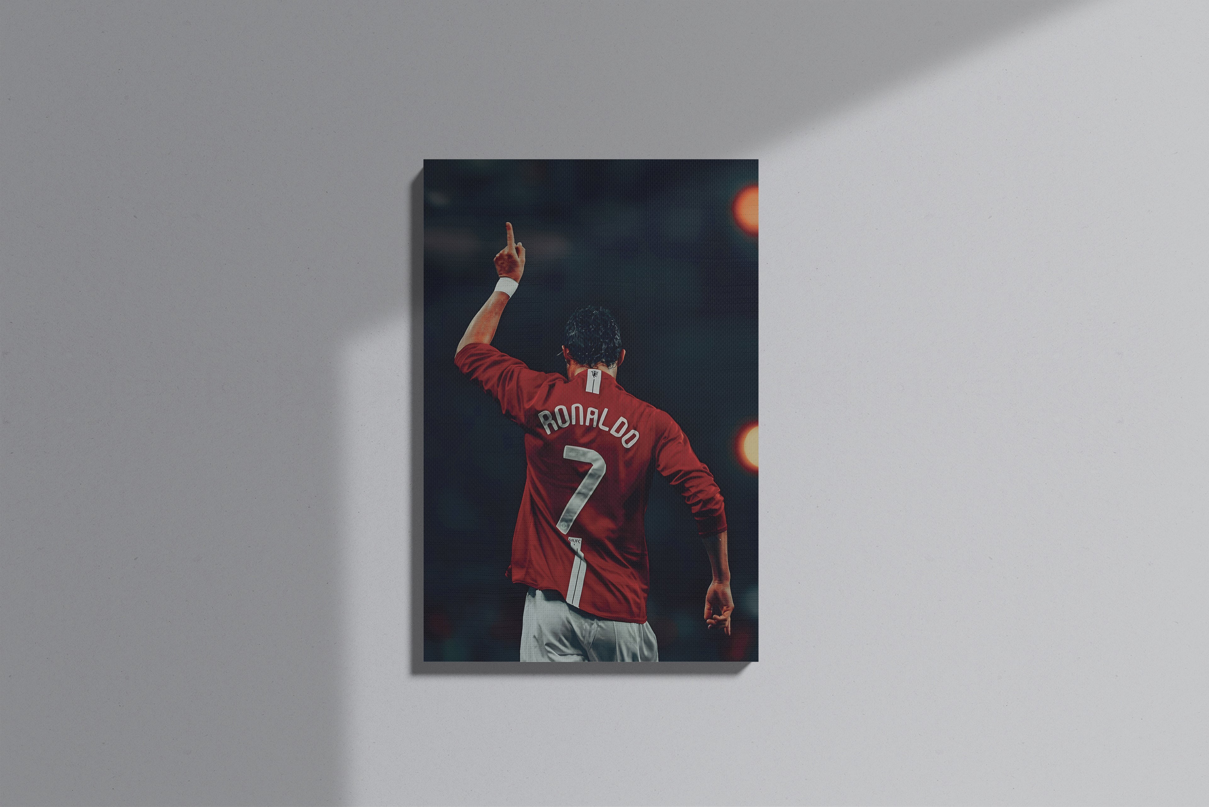GeekCultcha Ronaldo Manchester United Premium Canvas Print