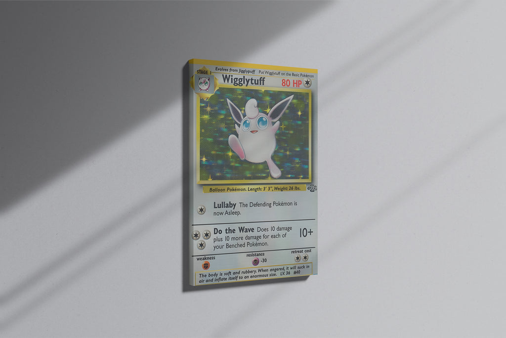 GeekCultcha Pokémon Wigglytuff Premium Canvas Print