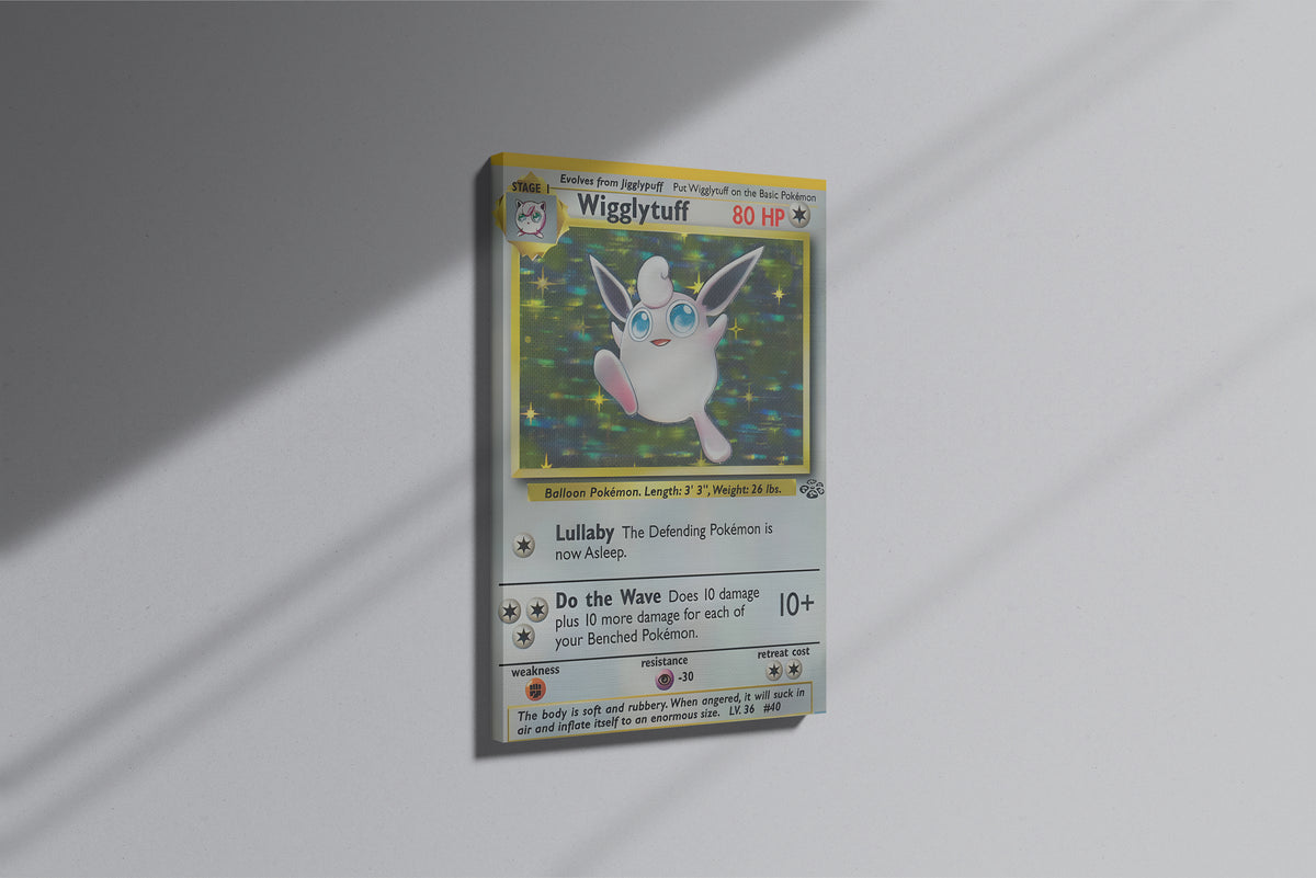 GeekCultcha Pokémon Wigglytuff Premium Canvas Print