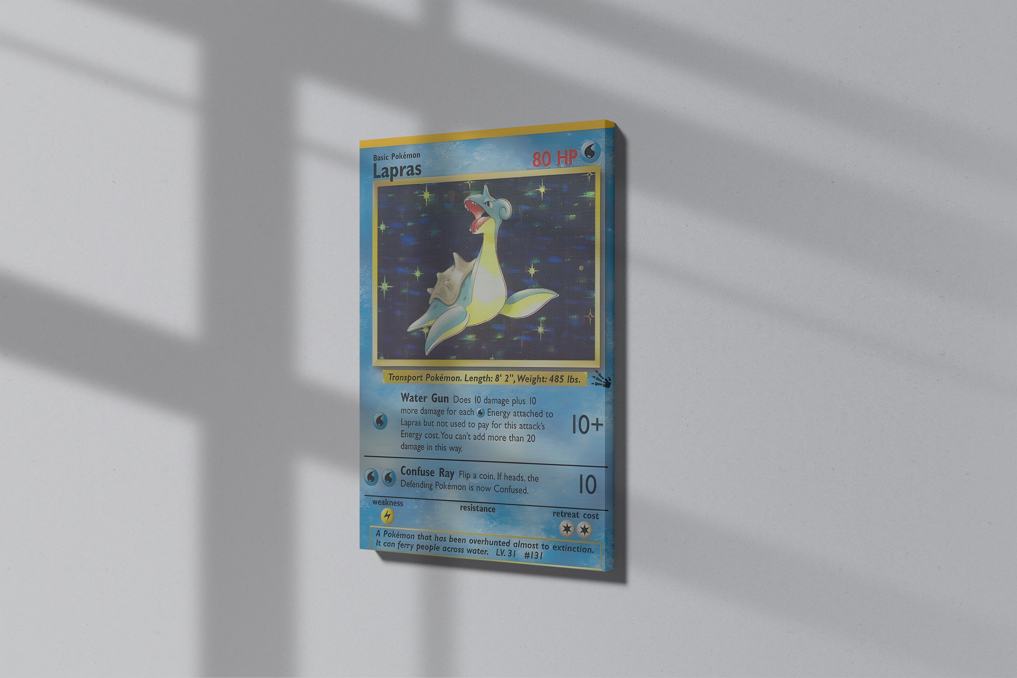 GeekCultcha Pokémon Lapras Premium Canvas Print