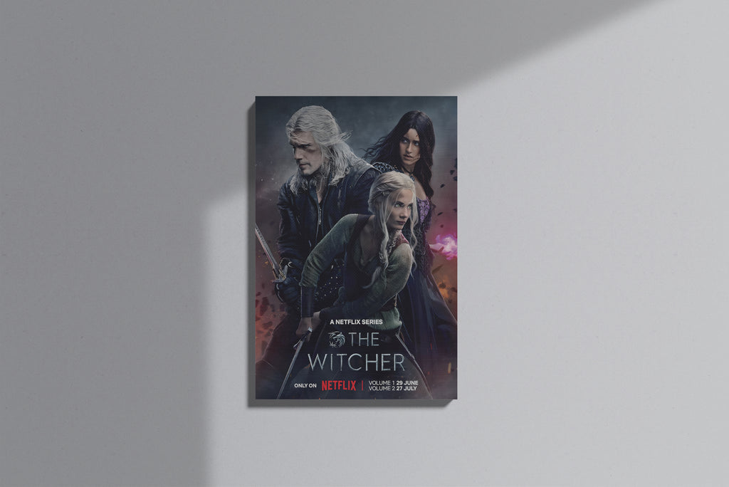 GeekCultcha The Witcher Character Themed Premium Canvas Print