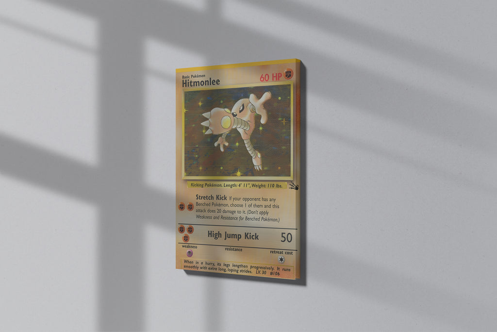 GeekCultcha Pokémon Hitmonlee Premium Canvas Print