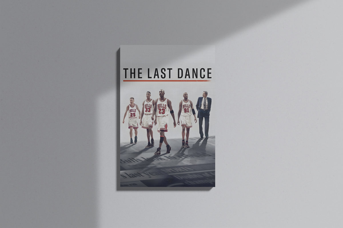 GeekCultcha The Last Dance Chicago Bulls Premium Canvas Print